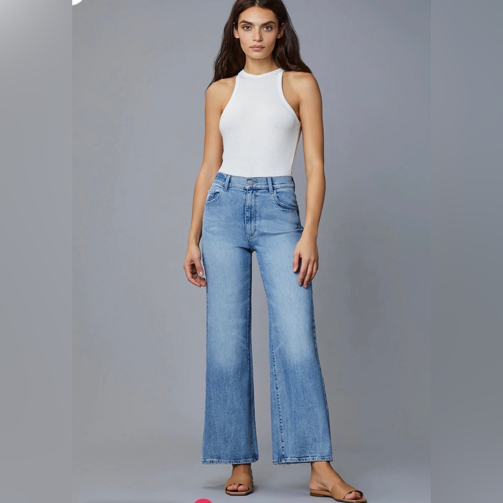 DL1961 Hepburn wide leg in droplet